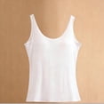 thumbnail image 6 of Bixock Pajamas Tank Tops for Women Round Neck Sleeveless Camisole with Built In Bra Breathable Soft Elastic Basic Layering Daily Indoor Casual Sleepwear, 6 of 6