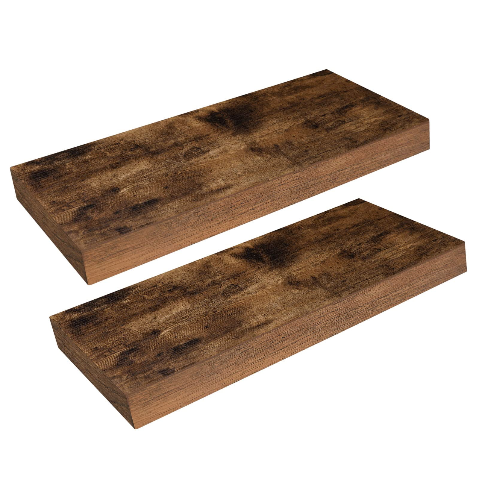 Floating Shelves for Wall Wall Mounted Shelf Set of 2 Hanging Shelf with Invisible Brackets for Wall Storage in Bathroom Bedroom Kitchen Living Room Office