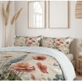 thumbnail image 6 of Ambesonne Floral Eucalyptus Duvet Cover Set, Soft Efflorescent, Calking, Rose Warm Taupe Green, 6 of 6