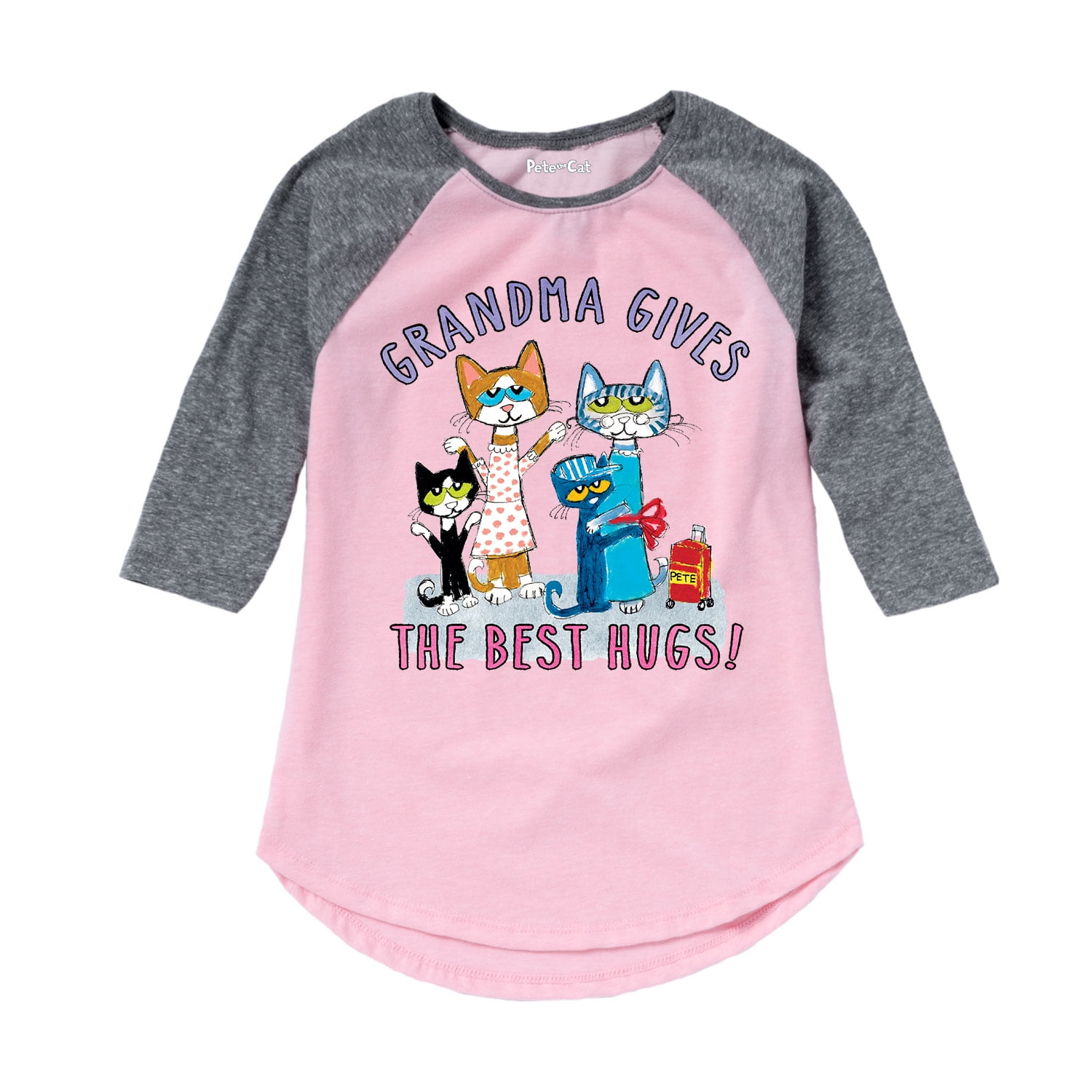 Youth Girl Shirt Tail Raglan 
