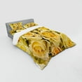 thumbnail image 3 of Ambesonne Rose Bedding Set 3 Pcs, Yellow Bridal Flourish, Twin XL, Yellow Pale Green, 3 of 3