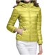 thumbnail image 5 of Parkas de manga larga para mujer, color liso, manga larga, cremallera, bolsillo, chaqueta ligera de algodón, blusa para mujer, 5 of 8