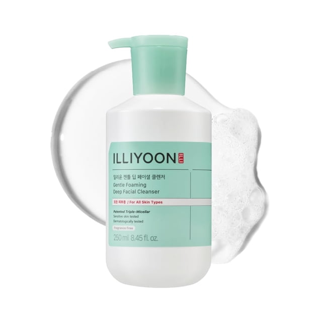 Limpiador facial Illiyoon Gentle Deep 250 ml para piel sensible