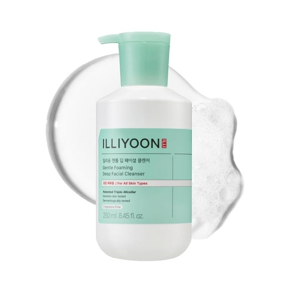 Limpiador facial Illiyoon Gentle Deep 250 ml para piel sensible