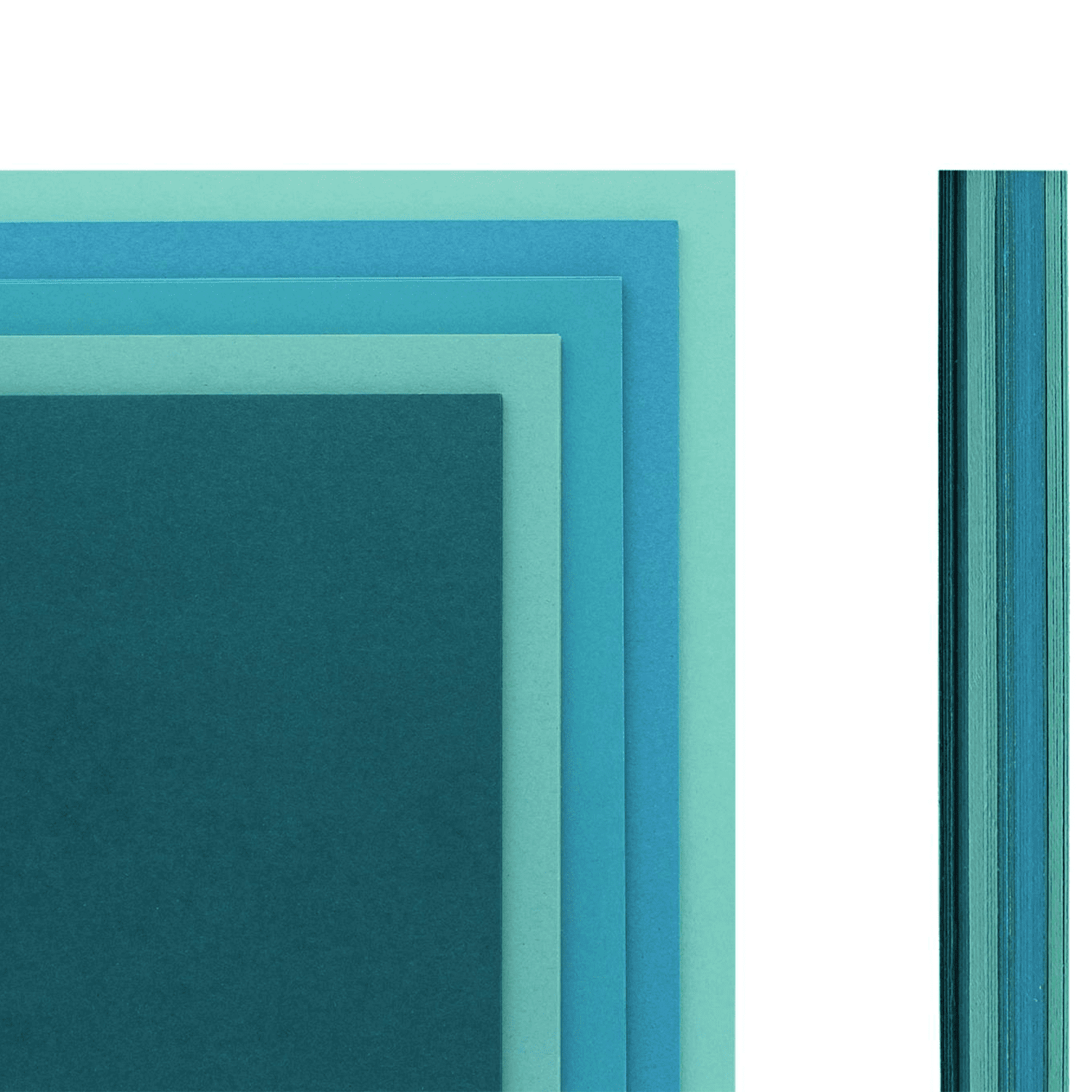 Paper Accents Stash Pack Cardstock 12"x 12" Aqua 40pc
