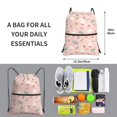 thumbnail image 3 of Sigee Chicken And Goose for Drawstring Zipper Backpack ,Waterproof, Durable, Lightweight Gym Bag for Sports, 3 of 5
