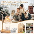 thumbnail image 6 of Candle Warmer Lamp with Timer and Dimmer, Dimmable Adjustable Height Candle Warming Lamp, Gifts Wax Melt Light for New Home Decor, Gold, 6 of 11