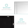 thumbnail image 5 of Best Choice Products 36x24in Rectangular Bedroom Bathroom Entryway Decorative Frameless Wall Mirror, 5 of 8
