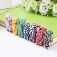 thumbnail image 2 of 10 piezas de mini osos de peluche articulados de 4,5 cm/3,5 cm, lindo oso de peluche a cuadros con diseño floral, muñeco de peluche para niña, llavero DIY, bolsa, colgante, accesorios, 2 of 5