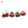 thumbnail image 1 of CNKOO Wooden Christmas Train  Decorative Visual Effect Christmas Decoration Small Train for Living Room, 1 of 11