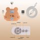 thumbnail image 5 of Soporte para cepillo y maquinilla de afeitar de seguridad cromado de lujo que se adapta a todos sus accesorios de afeitado (plata 16 pieza), 5 of 6