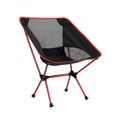 thumbnail image 3 of sweethay Silla de malla plegable para exteriores, marco de aleación de aluminio, Camping, pesca, Picnic, silla plegable portátil carpas rojo, 3 of 6