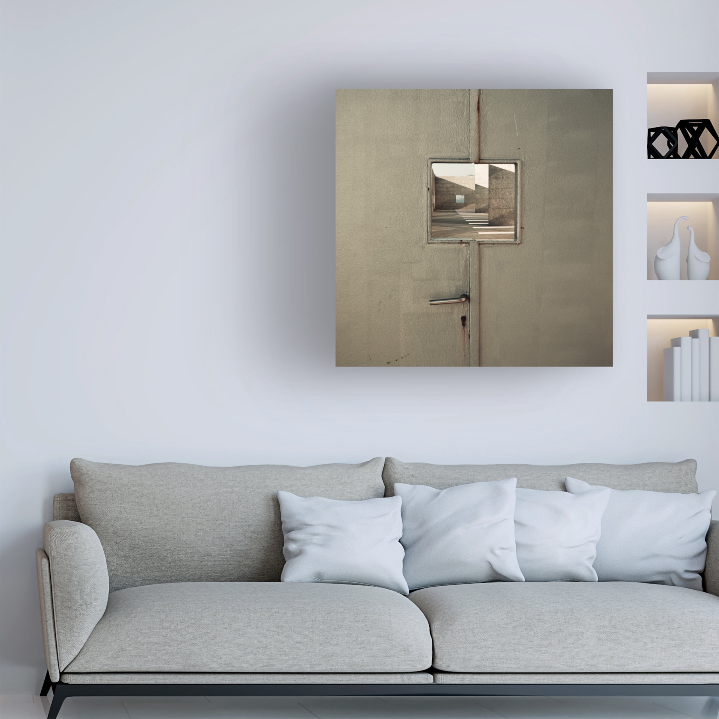 Inés Montenegro 'This Is Not A Zebra Crossing' Canvas Art