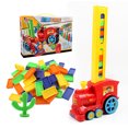 thumbnail image 1 of Amyove Dominos Train Set Automatic Dominos Blocks Drop Electric Train Bee Cow Train For Children Birthday Gifts, 1 of 7