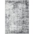 thumbnail image 1 of Modern Abstract Grey Chenille Area Rug, 144" x 108" Large Machine Washable Carpet with Non-Slip Backing and Stitched Edges for Living Room, Bedroom, and Dining Room Decor, 1 of 7