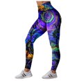 thumbnail image 5 of mgoYE Women Halloween Leggings Printed Casual Holiday Tights Elastic Waist Workout Jogger Yoga Pant Women Leggins Size L, 5 of 7