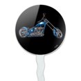 thumbnail image 2 of Chopper Motorcycle Blue Eagle Bike Cupcake Picks Toppers Decoration Set of 6, 2 of 7