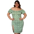 thumbnail image 1 of Vestido Roman Fashion Extra 4280 Azul Floreado Talla 38, 1 of 6