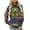 #071 Multicolor, variant on Felirenzacia Women's Carnival Fleece Sweatshirt, Crewneck Long Sleeve Mardi Gras Party Pullover Hoodie Tops, S-3XL