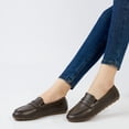 thumbnail image 5 of Ecetana Women's Penny Loafers Slip-Ons Flats Business Dress Shoes Lightweight Walking Driving Shoes, 5 of 6