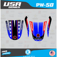thumbnail image 4 of Kalair GFX Graphics Kit for Yamaha PW50 (All Years) Usa Series, 4 of 5
