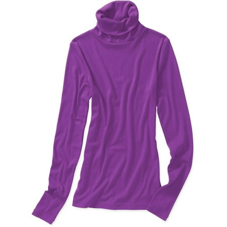 Faded Glory Ladies Turtle Neck L/s Knit Top