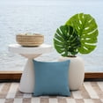 thumbnail image 3 of ARDEN Outdoor Toss Pillow, Set of 2, 16 x 16, Water Repellent, Fade Resistant 16 x 16, French Blue Texture, 3 of 5