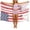 Red-A|July 4th, variant on Sheer Sarong Cover Up For Girls Chiffon Lightweight Sun Protection Wrap Beach Skirts Cute Print Swinsuit Coverups (Free Size, Blue)