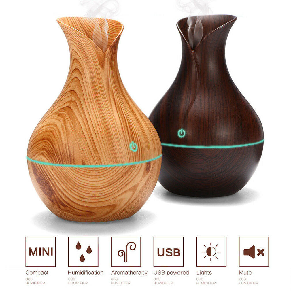 Ultrasonic Led Essential Oil Aroma Diffuser Air Purifier Humidifier Aromatherapy