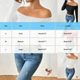 thumbnail image 3 of FRSASU Womens Round Neck Long Sleeve Shirts Solid Casual Slim Fitted Comfy off Shoulder Fashion Tops White S(S), 3 of 4