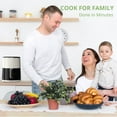 thumbnail image 5 of Atilioo 6QT Air Fryer - 12-in-1 Multifunctional Touchscreen Cooker, Crisps, Roasts, Bakes & Reheats with 95% Less Oil, Quick & Easy Meals, Large Capacity Electric Oven, White, 5 of 12