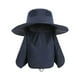 thumbnail image 1 of Sombrero plegable para el sol al aire libre, sombrero de pescador portátil para acampar, escalar y viajar. Azul marino, 1 of 9