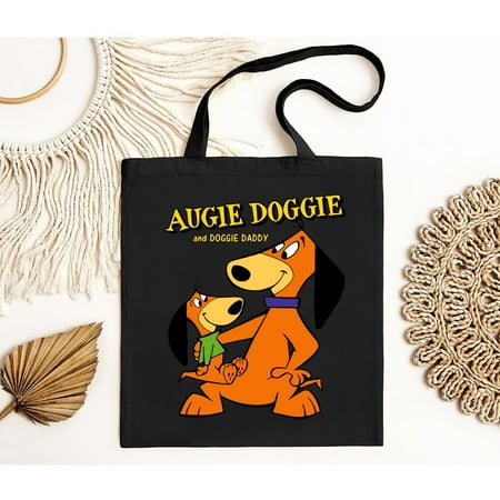 vintage Augie Doggie And Doggie Daddy Father Son Tote Bag-TH22530