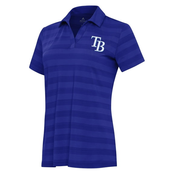 Women's Antigua Royal Tampa Bay Rays Patch Tunnel Polo
