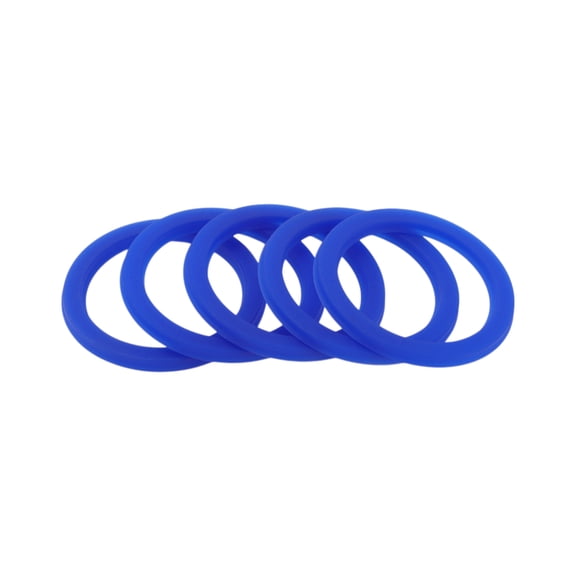 Universal Oil Seal UN Lip Seal Ring Rotary Shaft Seal 40x50x4mm High Pressure TPU Blue 5 Pcs