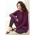 thumbnail image 3 of Roaman's Women's Plus Size Ankle Length Essential Stretch Legging, 3 of 4