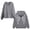 Dark Gray, variant on Sequin Angel Wings Hoodie Women Trendy Long Sleeve Zip Up Sweatshirt Baggy Drawstring Sweat Shirt With Pocket Blue Size S