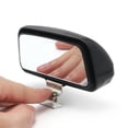 thumbnail image 4 of 1 Pc Coche Camión Unversal Ajustable Espejo Gran Angular Vista Trasera Punto Ciego 11x7cm, Negro Feliz Sencillez, 4 of 5