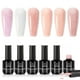 thumbnail image 1 of Set de esmaltes de uñas Beetles Rubber Base Color Gel 6 colores, 1 of 8