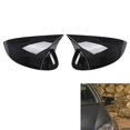 thumbnail image 3 of Tapas retrovisores de cuerno de buey YONGSHENG Negro brillante Para Golf 6 Mk6 R20 2009-2013, 3 of 5