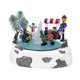 thumbnail image 5 of Pista de patinaje de mesa con navideña y centro de mesa de patinaje para niños, caja de música con escena de nieve musical iluminada para, 5 of 8