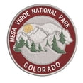 thumbnail image 1 of Wander Often! Mesa Verde National Park, Colorado 3.5 Inch Iron Or Sew On Embroidered Fabric Badge Patch Seek Adventure, National Park Iconic Series, 1 of 2