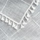 thumbnail image 5 of Mantel cuadrado de lino y algodón Oubonun, 140 x 140 cm, impermeable, gris, 5 of 7