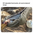 thumbnail image 3 of Greeniant Hamaca saco de dormir invierno cálido capa con capucha manta Poncho con bolsa al aire libre a prueba de viento Camping viaje accesorio Ropa Deportiva, Zapatos, 3 of 6