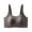 Gray, variant on Asxite Women Solid Seamless Wireless with Built In Pad Lift Support Everyday Bra Gray XXXL