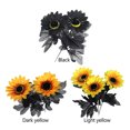 thumbnail image 6 of Home Party Birthday Arrangement Artificial Black Sunflower Indoor Decoration Flowers Single Wedding Simulation Flower, 6 of 9