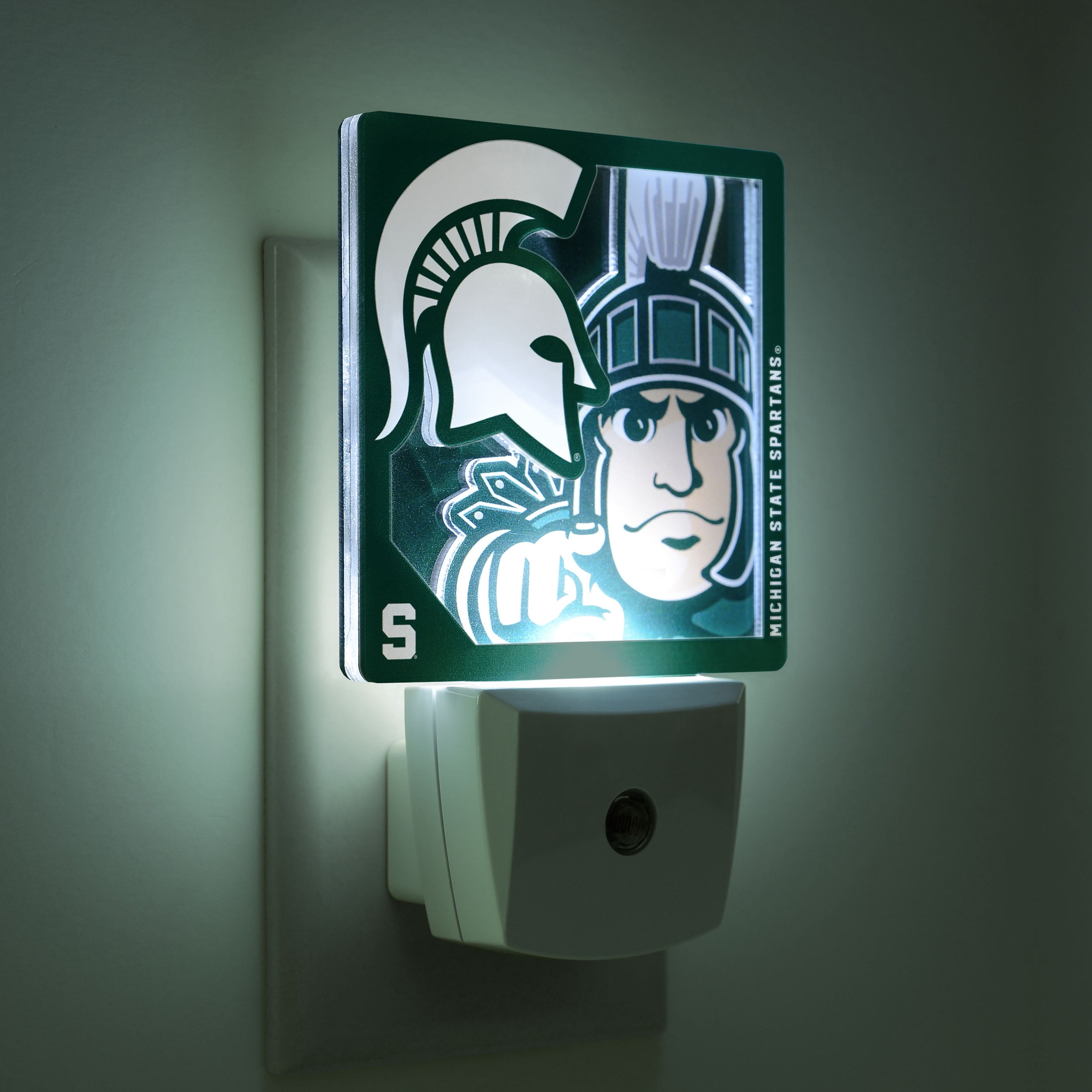 Michigan State Spartans Logo Series Nite Light