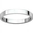 thumbnail image 3 of FB Jewels 925 Sterling Silver 2.5mm Mens Wedding Flat Ring Band Size 6, 3 of 3