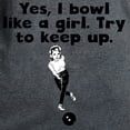 thumbnail image 3 of CafePress - I Bowl Like A Girl T Shirt - Women's Traditional Fit Dark T-Shirt, 3 of 4