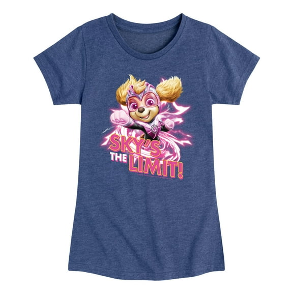 Paw Patrol The Movie - Skys The Limit - Toddler & Youth Girls Short Sleeve Graphic T-Shirt